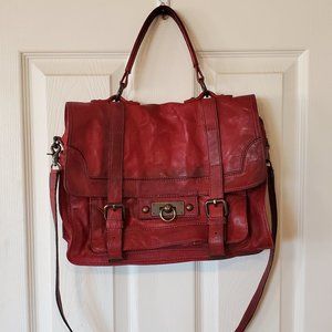 Frye Burnt Red Cameron Satchel